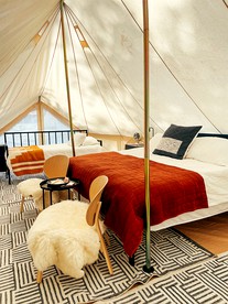 Cozy Safari Tent on the Pecos River, Perfect for Intimate Glamping Escapes in New Mexico - Pecos, New Mexico - glamping.directory