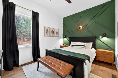Rustic-Modern Cabin Escape with Hot Tub & Sauna in Great Cacapon, West Virginia - Great Cacapon, West Virginia - glamping.directory