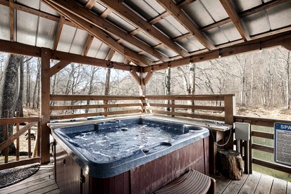 Radiant Riverfront Cabin Sanctuary near Cacapon River in West Virginia - Great Cacapon, West Virginia - glamping.directory