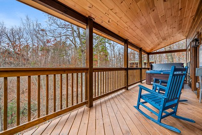 Movie Magic and Mountain Views: Family Cabin in Sevierville with Deck Hot Tub - Sevierville, Tennessee - glamping.directory