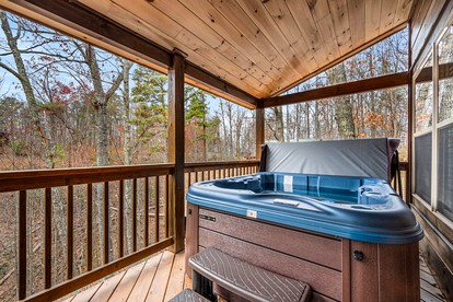 Movie Magic and Mountain Views: Family Cabin in Sevierville with Deck Hot Tub - Sevierville, Tennessee - glamping.directory