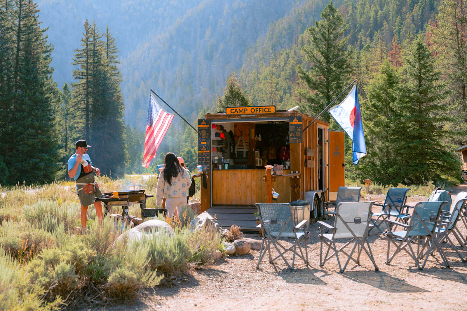 Campfire Ranch on the Taylor - Almont, Colorado - glamping.directory