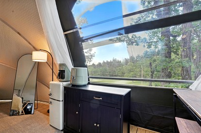 Secluded Boutique Glamping Retreat with Forest Views Near Mount Rushmore, Black Hills SD - Hermosa, South Dakota - glamping.directory