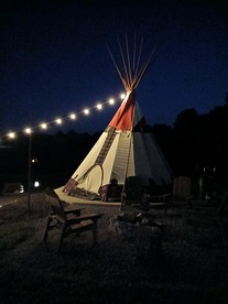 Authentic Sioux-Style Tipi Campground with Shared Kitchen Near Campbellsville and Green River Lake, Kentucky - Campbellsville, Kentucky - glamping.directory
