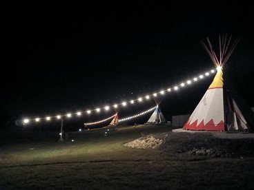 Authentic Sioux-Style Tipi Campground with Shared Kitchen Near Campbellsville and Green River Lake, Kentucky - Campbellsville, Kentucky - glamping.directory