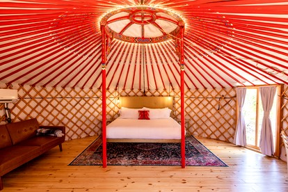 Cozy Yurt with Hot Tub Surrounded by Nature in Dripping Springs, Texas - Dripping Springs, Texas - glamping.directory