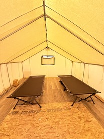 Spacious Pet-Friendly Safari Tent on Yuba Lake with Spectacular Views for a Memorable Glamping Escape in Utah - Levan, Utah - glamping.directory