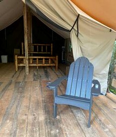 Georgia Glamping at its Finest in this Cozy Safari Tent in Suches - Suches, Georgia - glamping.directory