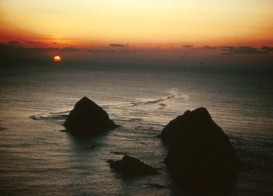 Rustic Oceanfront Cottage Rental on Netarts Bay near Tillamook - Netarts, Oregon - glamping.directory