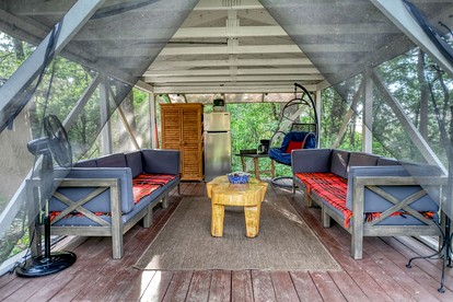 Amazing Group Glamping in Restored Vintage Girl-Scout Tents for a Unique Outdoor Adventure in Troy, Wisconsin - East Troy, Wisconsin - glamping.directory