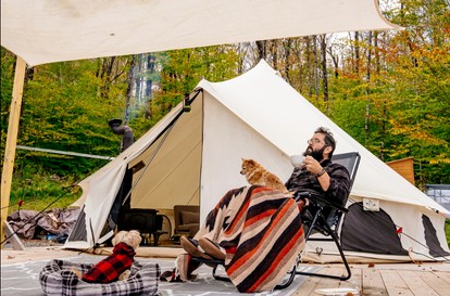 Piebald Mountain Pet Friendly Tents, Petersburg, New York - glamping.directory