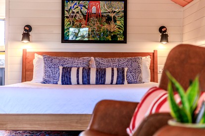 Glamping Vacations in a Luxury Tented Cabin near River Guadalupe, in Ingram, Texas - Hunt, Texas - glamping.directory