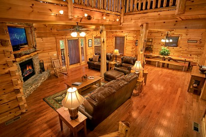 Amazing and Spacious Cabin Rental near Sevierville for a Family Getaway in Tennessee - Sevierville, Tennessee - glamping.directory