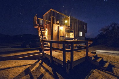 Hand-Crafted Tiny House Getaway on Idyllic Dude Ranch in Sandy Valley, Nevada - Sandy Valley, Nevada - glamping.directory