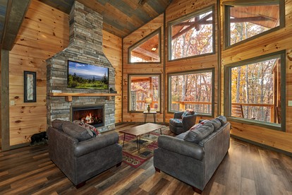 Escape to Paradise: Great Smoky Mountains Cabin with Exclusive Heated Pool - Sevierville, Tennessee - glamping.directory