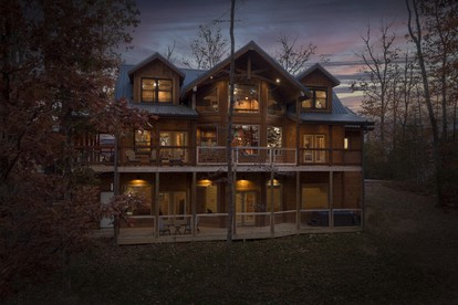 Escape to Paradise: Great Smoky Mountains Cabin with Exclusive Heated Pool - glamping.directory