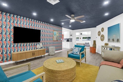 Stylish Surf-Themed Beach House with Private Pool Near Pompano Beach Pier, Pompano Beach Florida - Pompano Beach, Florida - glamping.directory