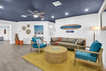 Stylish Surf-Themed Beach House with Private Pool Near Pompano Beach Pier, Pompano Beach Florida - Pompano Beach, Florida - glamping.directory
