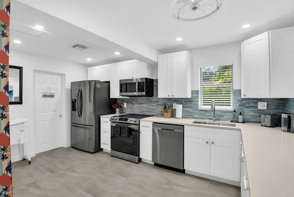 Stylish Surf-Themed Beach House with Private Pool Near Pompano Beach Pier, Pompano Beach Florida - Pompano Beach, Florida - glamping.directory