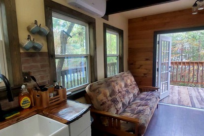 Fun for All Ages: Treehouse with Waterfront Deck for Families in Grimes County, TX - Grimes County, Texas - glamping.directory