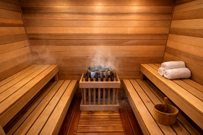 Luxurious Mountain Cabin with Sauna, Hot Tub, and Outdoor Fireplace, Perfect for a Relaxing Weekend Getaway in Utah - Duck Creek Village, Utah - glamping.directory
