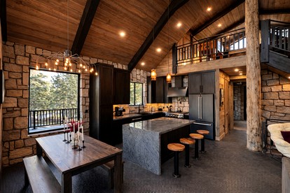 Luxurious Mountain Cabin with Sauna, Hot Tub, and Outdoor Fireplace, Perfect for a Relaxing Weekend Getaway in Utah - Duck Creek Village, Utah - glamping.directory