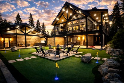 Luxurious Mountain Cabin with Sauna, Hot Tub, and Outdoor Fireplace, Perfect for a Relaxing Weekend Getaway in Utah - Duck Creek Village, Utah - glamping.directory