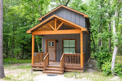 Deluxe Cabin Nestled in the Woods in Livingston, Texas - glamping.directory