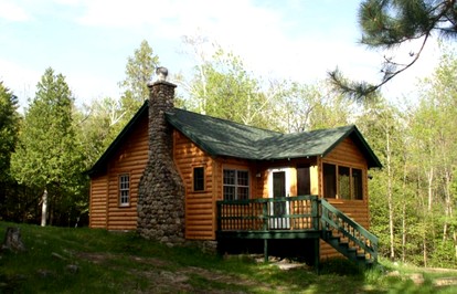 Rustic Cabin Retreat with Hot Tub and Mountain Views in Wilmington, New York - glamping.directory