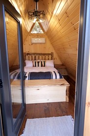 Rustic Tree A-Frame with Original Design by Tappan Lake in Ohio - Deersville, Ohio - glamping.directory