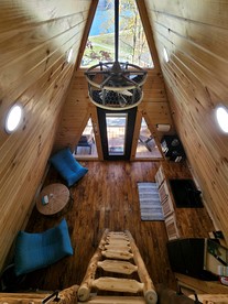 Rustic Tree A-Frame with Original Design by Tappan Lake in Ohio - Deersville, Ohio - glamping.directory