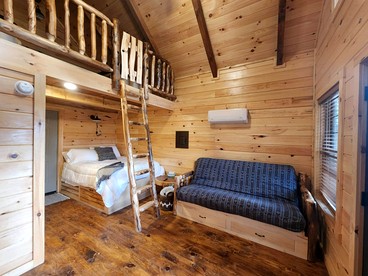Rustic Tree A-Frame with Original Design by Tappan Lake in Ohio - Deersville, Ohio - glamping.directory