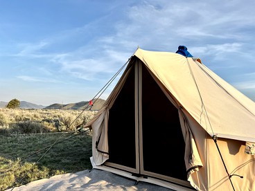 Charming Bell Tent for Glamping Escapes to Montana - glamping.directory