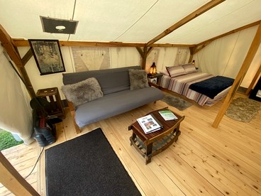 Glamping! Luxury Family Size Tent, Douglas County, Oregon - Idleyld Park, Oregon - glamping.directory