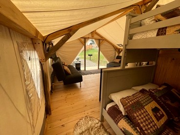 Glamping! Luxury Family Size Tent, Douglas County, Oregon - Idleyld Park, Oregon - glamping.directory