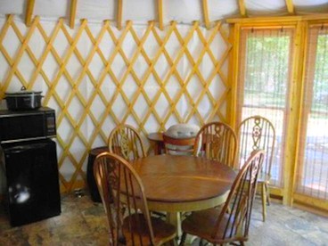 Pet-Friendly Yurt Getaway on the Shenandoah River in Luray, Virginia - Luray, Virginia - glamping.directory