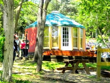 Pet-Friendly Yurt Getaway on the Shenandoah River in Luray, Virginia - glamping.directory