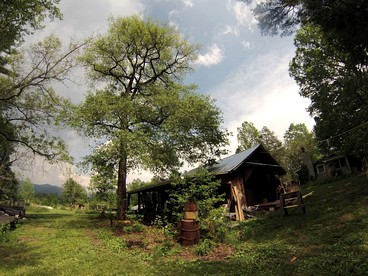 Relaxing Tiny Cabin on Organic Farm near Asheville, North Carolina - Weaverville, North Carolina - glamping.directory
