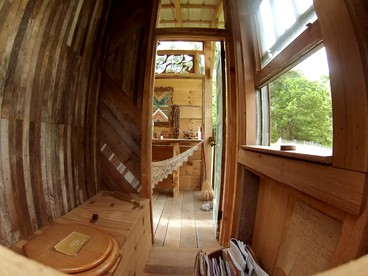 Relaxing Tiny Cabin on Organic Farm near Asheville, North Carolina - Weaverville, North Carolina - glamping.directory
