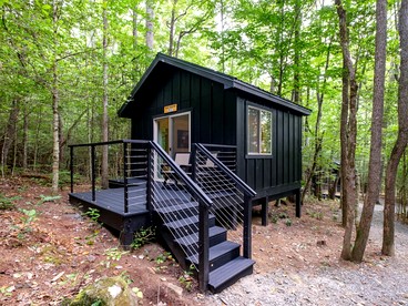 Romantic Retreat: Pet-Friendly Luxury Cabin in Enchanting Transylvania County - glamping.directory