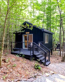 Romantic Retreat: Pet-Friendly Luxury Cabin in Enchanting Transylvania County - Transylvania County, North Carolina - glamping.directory