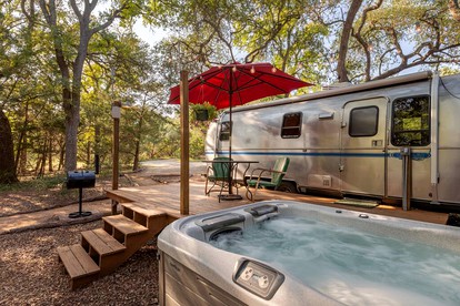Fantastic Airstream Rental for Unique Weekend Getaways from Austin - Wimberley, Texas - glamping.directory