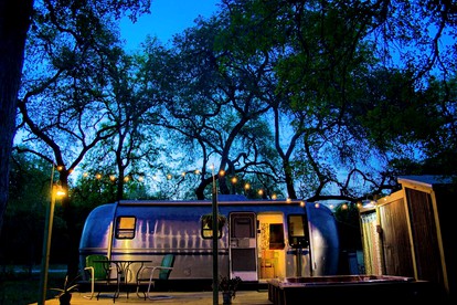 Fantastic Airstream Rental for Unique Weekend Getaways from Austin - Wimberley, Texas - glamping.directory