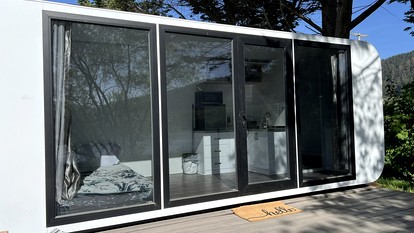 Sleek and Modern Glamping Pod in Klamath, Perfect for a Getaway near the Pacific Ocean - Klamath, California - glamping.directory