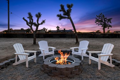 Fantastic Vacation Rental with Fire Pit and Gorgeous Desert Views in Yucca Valley, California - Yucca Valley, California - glamping.directory