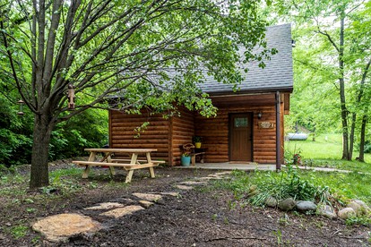 Cozy Cabin Rental on Sacred Land Ideal for Glamping in Kansas - glamping.directory