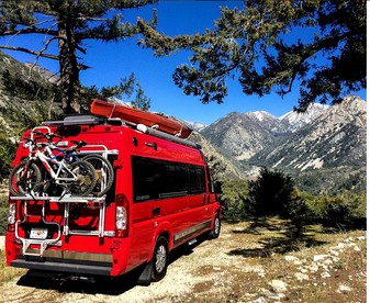 Unique Campervans for Rent with Outdoor Showers and Bike Racks in Los Angeles, California - glamping.directory