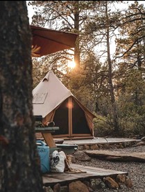 Reconnect with Nature at this Unique Bell Tent in Colorado - Trinidad, Colorado - glamping.directory