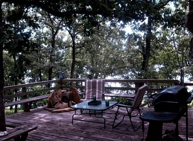 Rustic Cabin Rental in the Woods with Private Dock on Lake Dardanelle, Arkansas - Scranton, Arkansas - glamping.directory