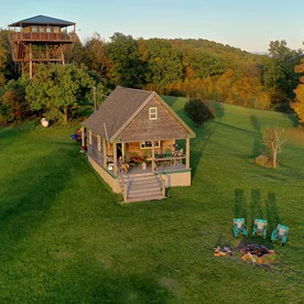 Incredible Tower Located on a Farm Surrounded by Forests, Lakes and Mountains in Granville, New York! - glamping.directory